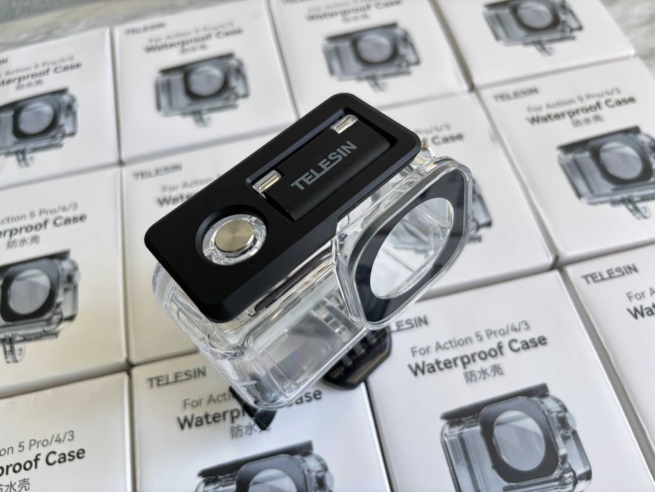 DJI Action 1/3/4/5 Pro Аквабокс Telesin / Чохол /Кейс/Вітрозахист/Скло