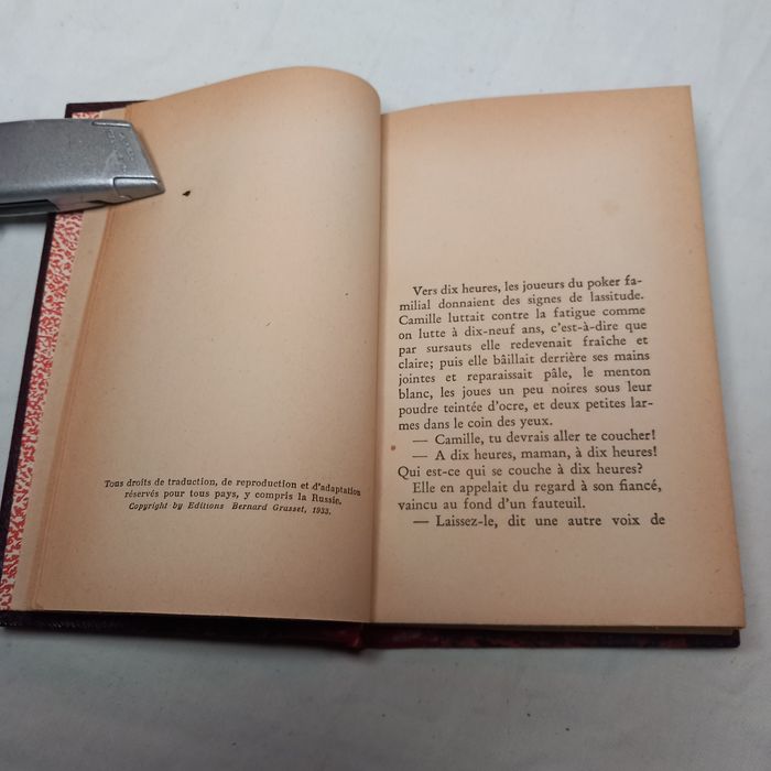 Livro "La Chatte" edição de 1933