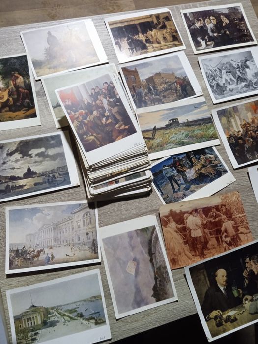 5 грн/листівка.Іеальний стан. 1200 листівок. Живопис. Колекція художни