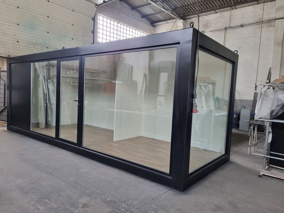 Stand vendas, escritório em vidro