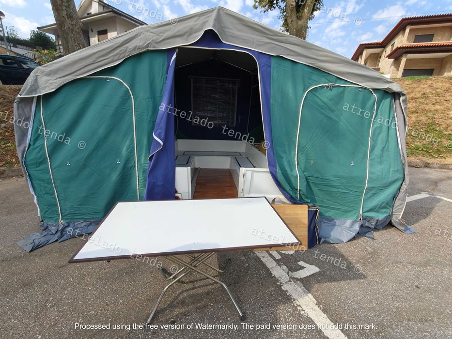 Vendo atrelado tenda saurium supreme para campismo.