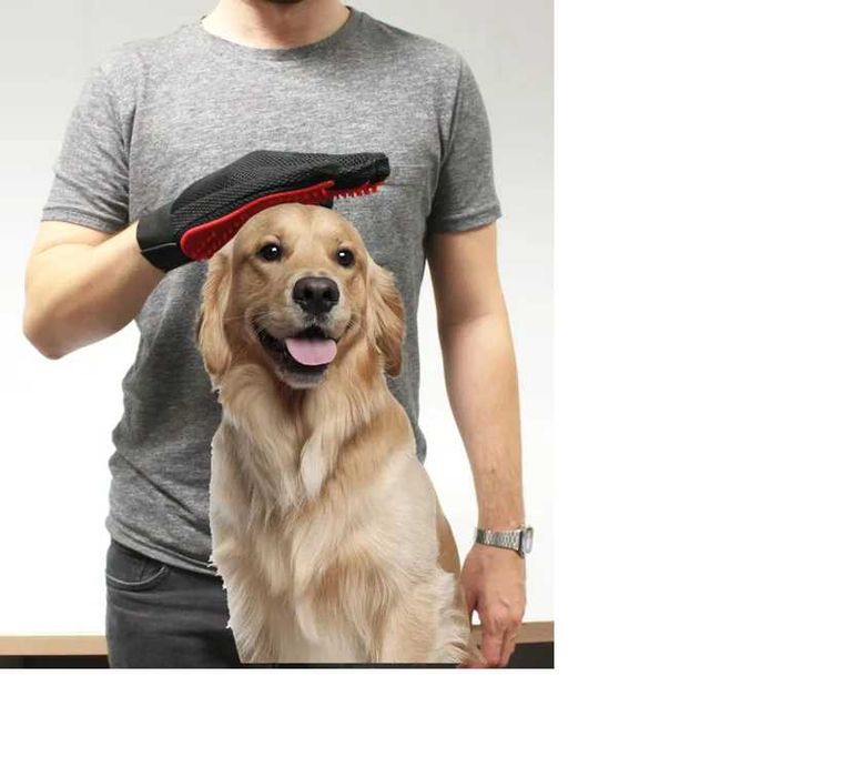 Conjunto Luva/Escova da Pet Glove e Dispensador para sacos higiénicos