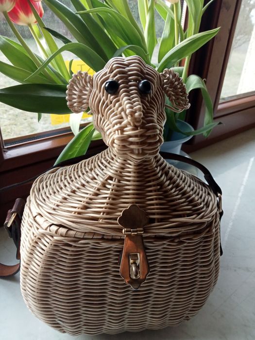 Torebka koszyk USA film teatr rekwizytornia antyk unikat