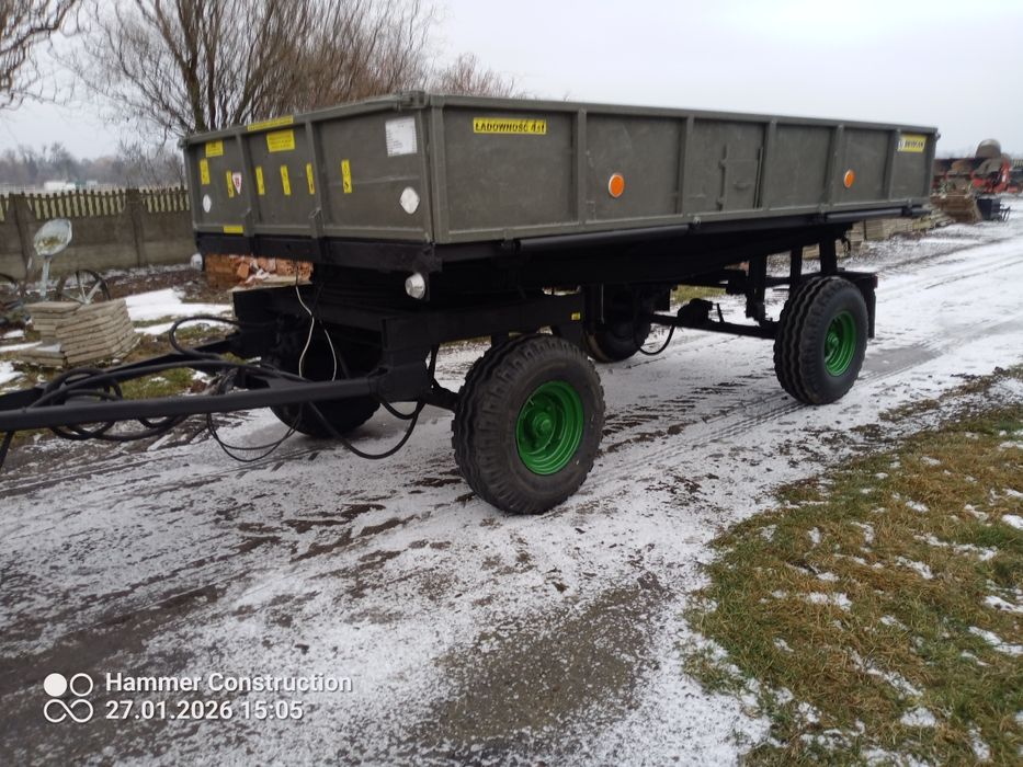 Przyczepa wywrotka Autosan Sanok D47 D46 D44 D45 D35 ZAREJESTROWANA