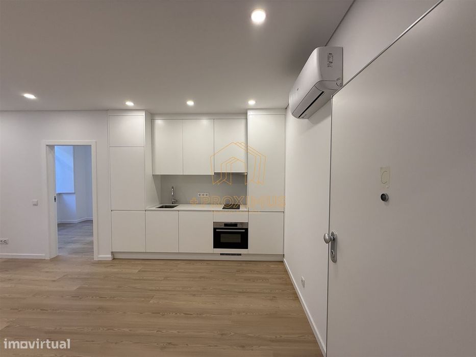 Apartamento T1K no centro da cidade