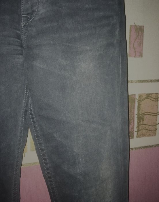 H&M nowe Spodnie Szare Dżinsy skinny jeans rurki. XS