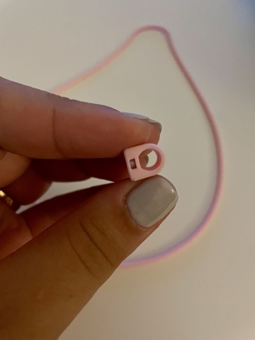 Corrente de silicone para segurar fones sem fios