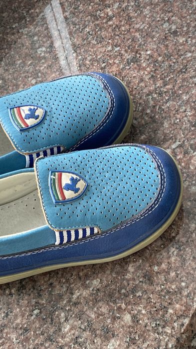 Мокасини дитячі шкіряні хлопчик