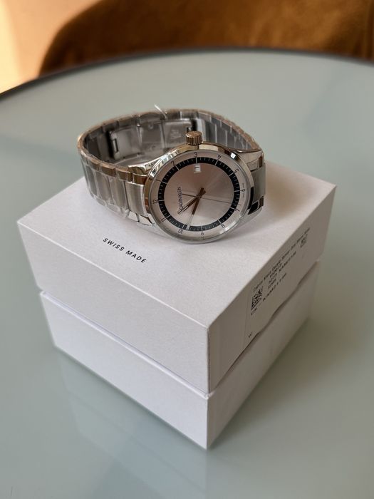 Чоловічі годиники CALVIN KLEIN Quartz Silver Dial Silver-Tone Men's
