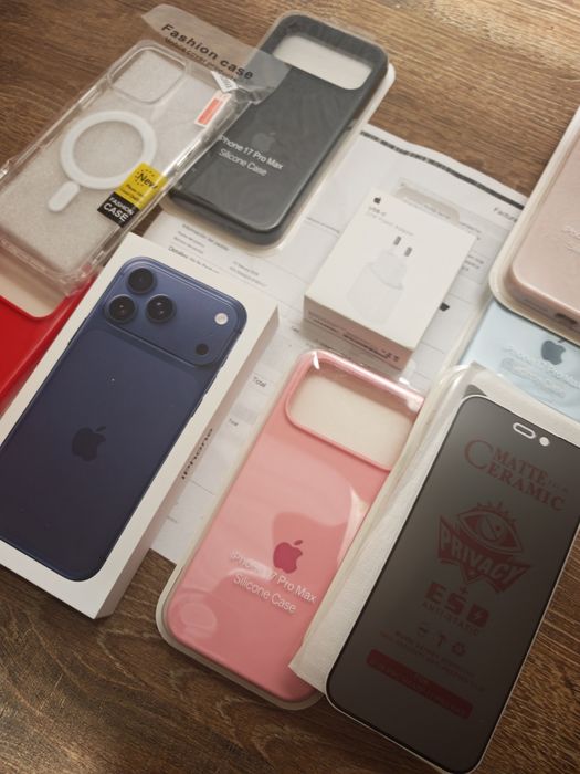 iPhone 17 Pro Max 6.9" 256GB Azul  Selado, C/Garantia Aceito Reto