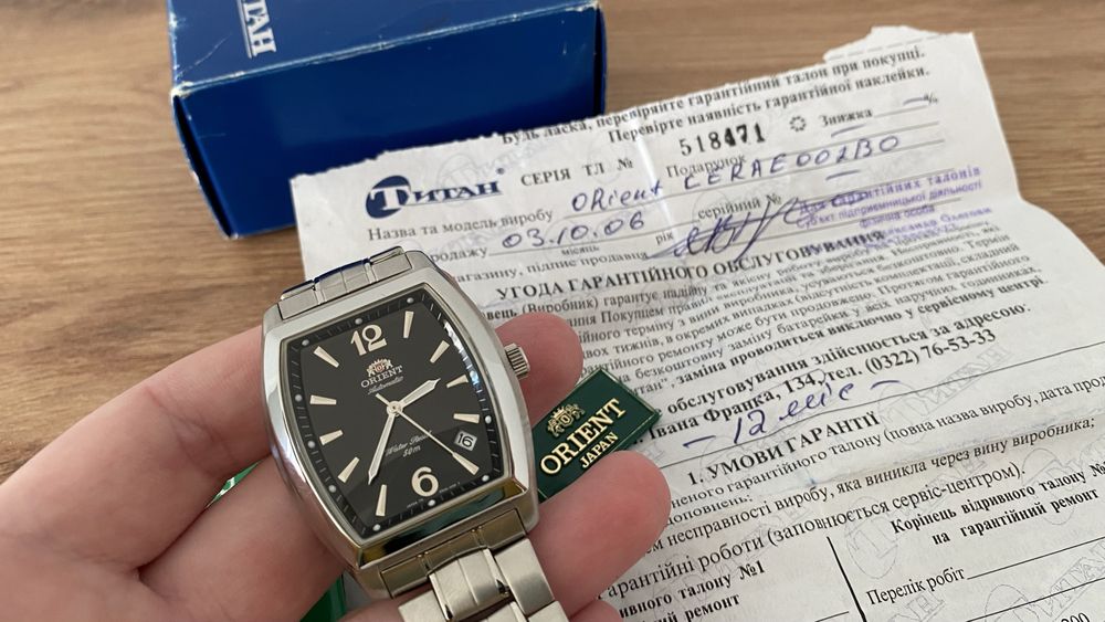 Новые часы Orient оригинал Made in Japan
