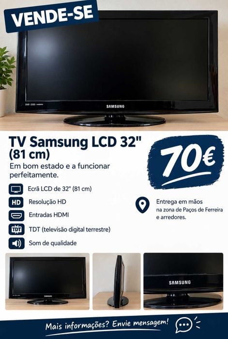 TV Samsung LCD 32"