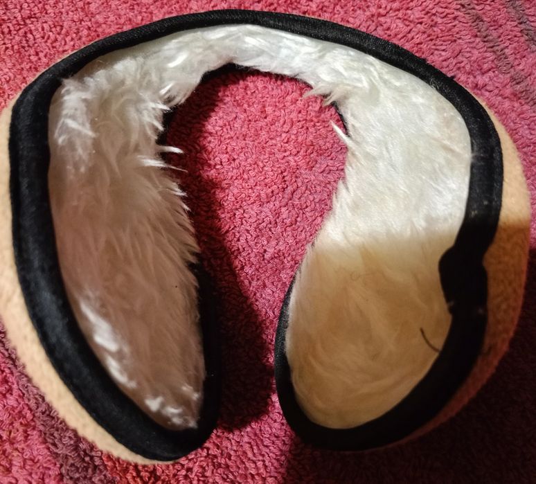 Меховые,флисовые наушники