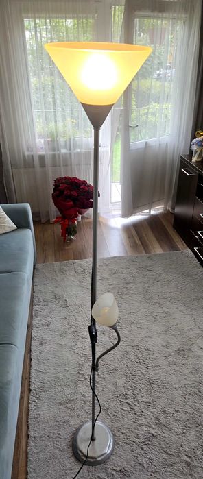 Lampa stojąca, 2 źródła światła
