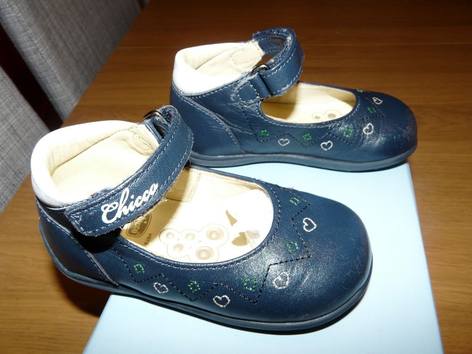 Sapatinhos sabrina Chicco Azul tam 23