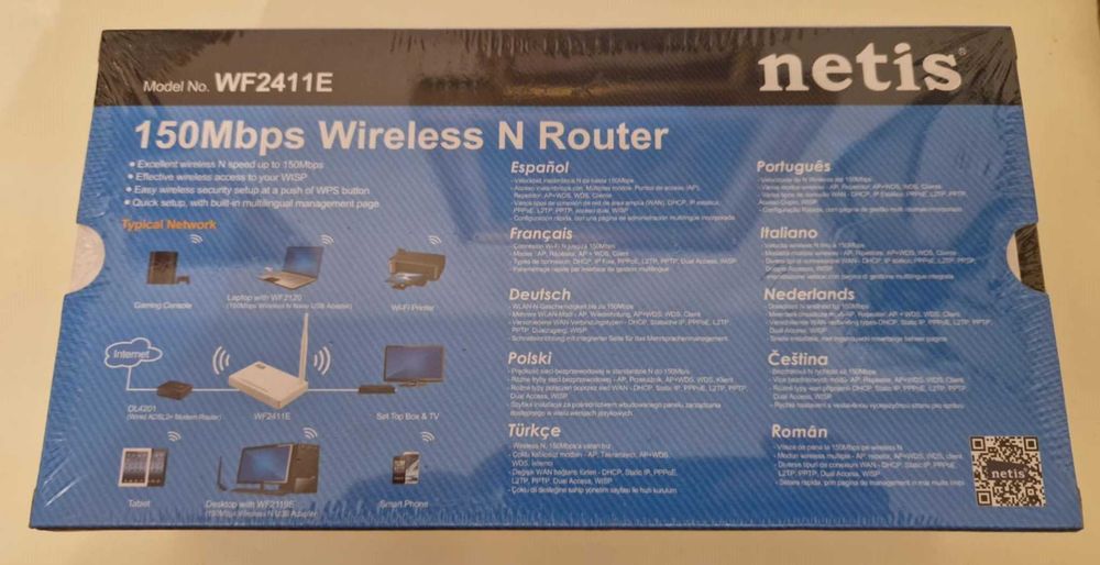 Router bezprzewodowy Netis WF2411E 150Mbps