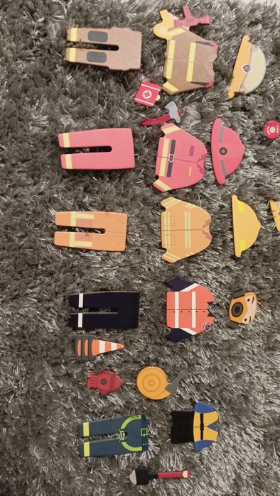 Puzzle magnetyczne strażak