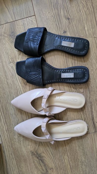 Max mara шльопанці шкіра 35.5