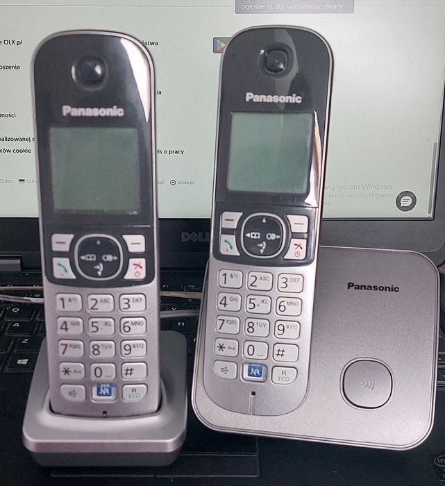 Telefon Panasonic - stacjonarny/bezprzewodowy