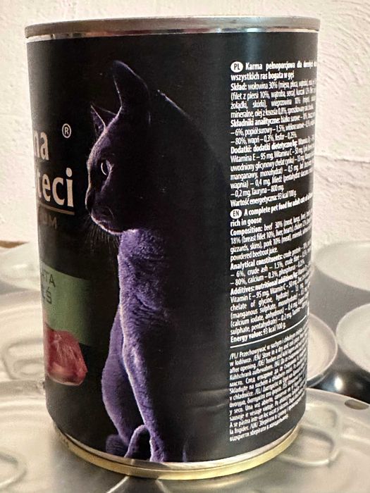 DOLINA NOTECI Premium mokra karma dla kota 6x400g GĘŚ