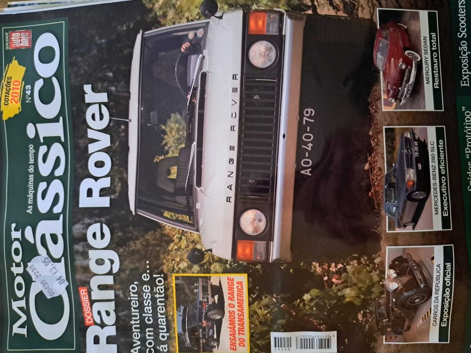 Lote primeiros números Revistas "Motor Clássico"