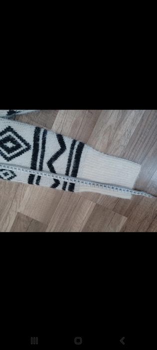 Kardigan sweter długi m 38