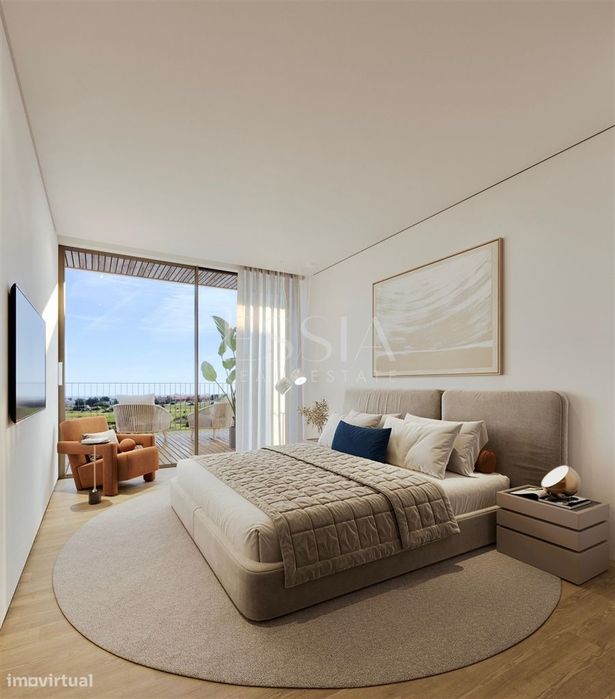 Apartamento T1 em Vilamoura com Varanda de 14m² Empreendimento Lumare