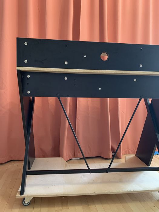 Biurko loft dab sonoma  małe kompaktowe