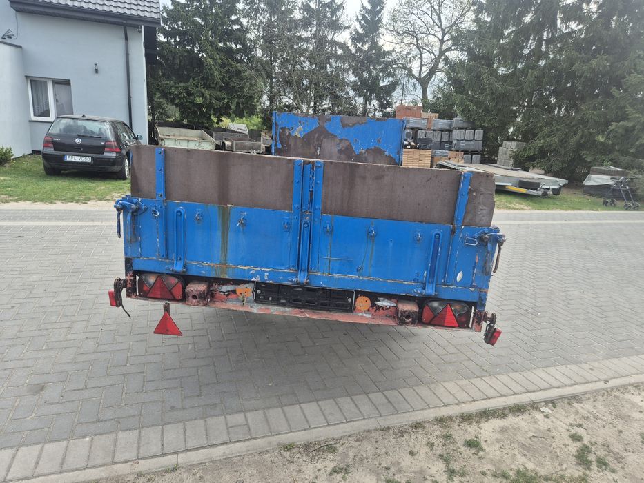 Przyczepka samochodowa platforma 4x1.8 Hapert  Aluminiowe burty