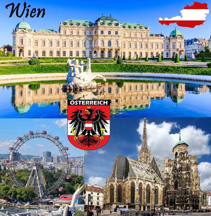 Magnes na lodówkę Austria Wiedeń