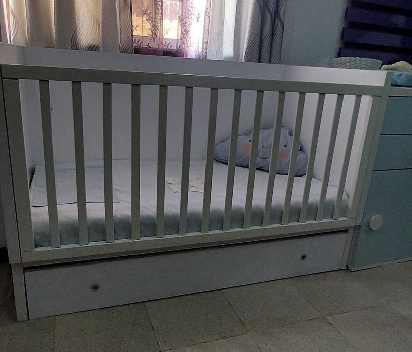 Berço convertível em cama de solteiro