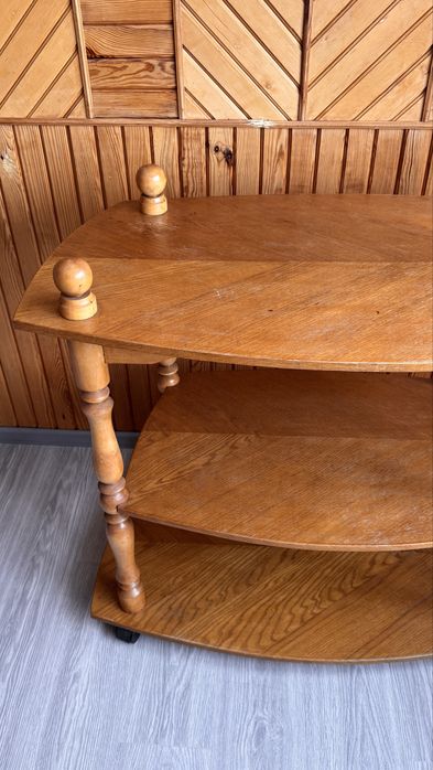 Трирівневий столик з коліщатами (2шт.)