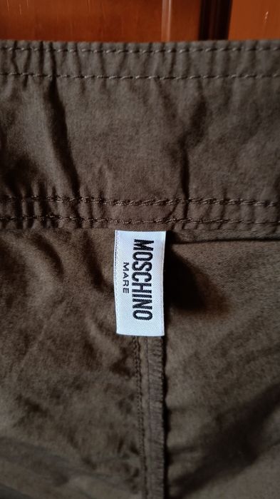 Moschino Mare Włoskie męskie szorty cargo, 100% Bawełna, Roz. M, 80 cm