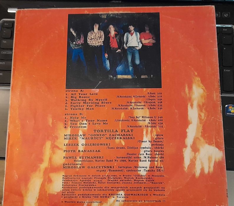 Rarytas !!! TORTILLA FLAT 1993 Vinyl Rarytas !