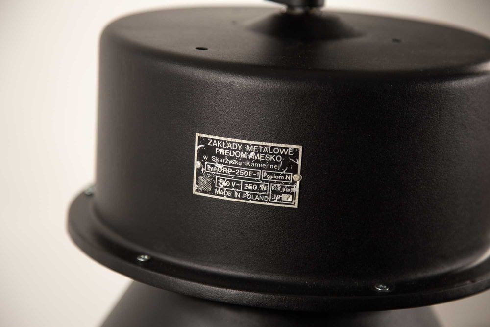 Ogromna Lampa Industrialna Fabryczna 55 cm