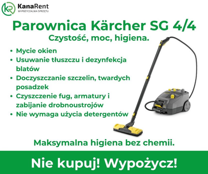 Myjka parowa, Parownica - WYNAJEM !!!