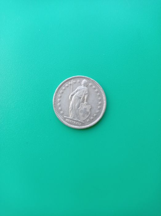 Монета 1 Fr. Швейцарии, перевёртыш