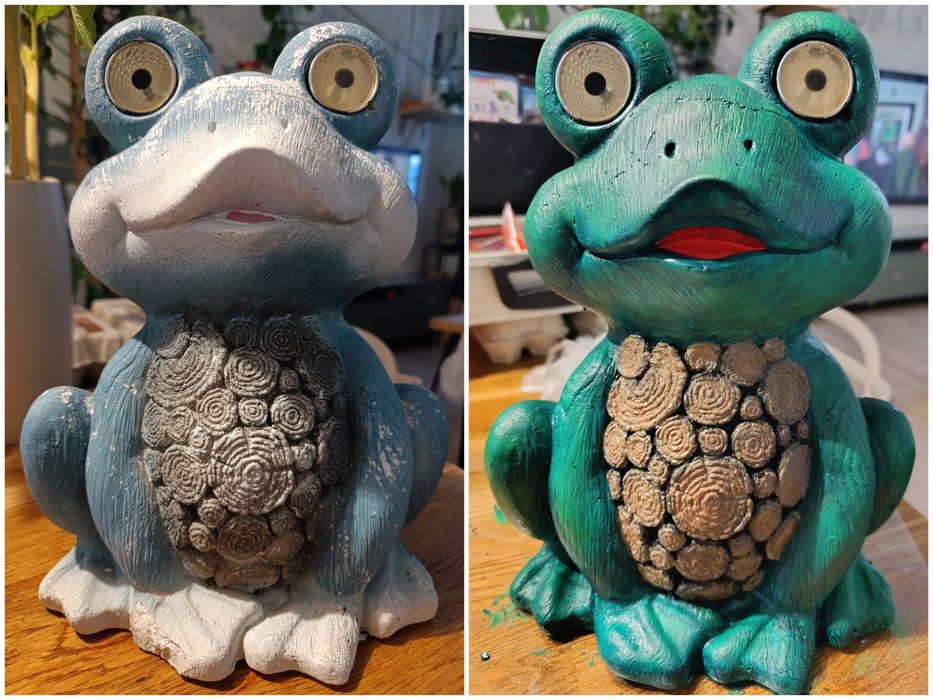 Renowacja figurek ogrodowych, ceramicznych