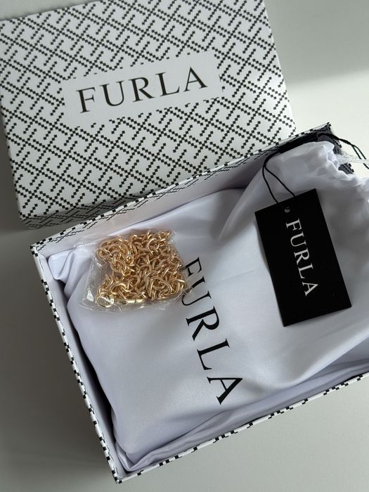 Сумка Furla коричнева натуральна шкіра