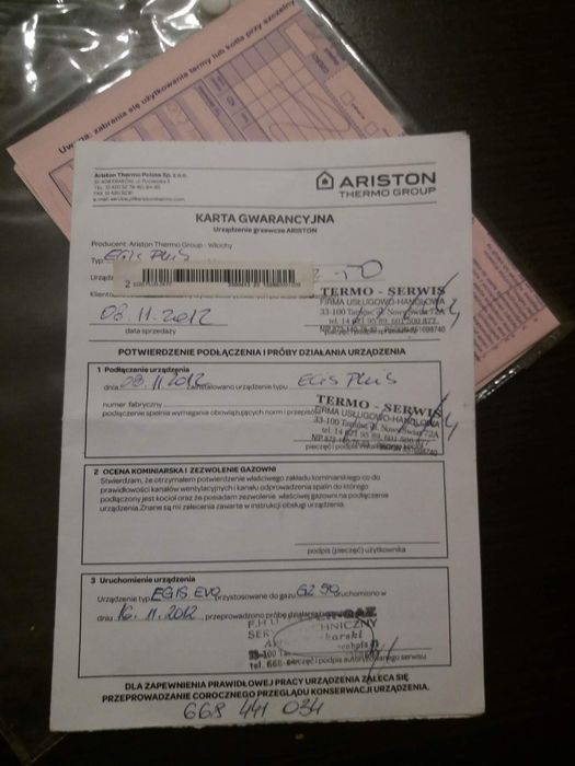 Piec dwufunkcyjny ARISTON