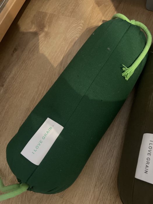 Walek poduszka z ziarnami gryki „I LOVE GRAIN”
