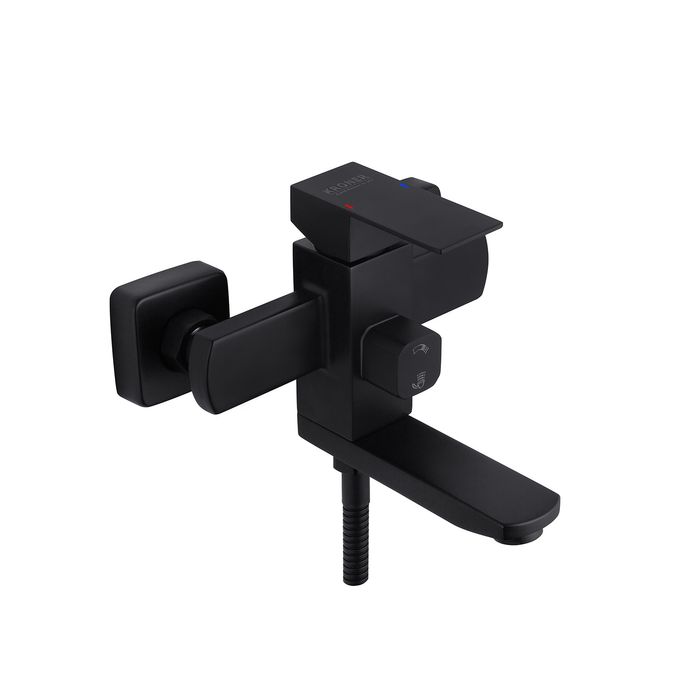 Набор смесителей KRONER Германия из нержавеющей стали (черный)