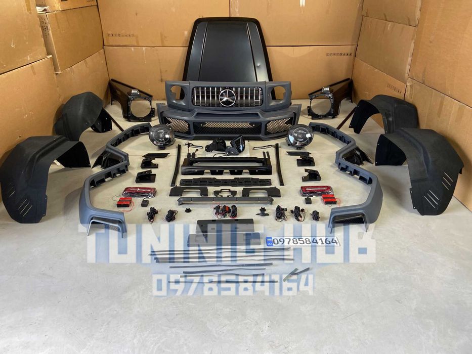 Обвес Mercedes G-class W463 90-18 комплект рестайлинга Brabus 2018+