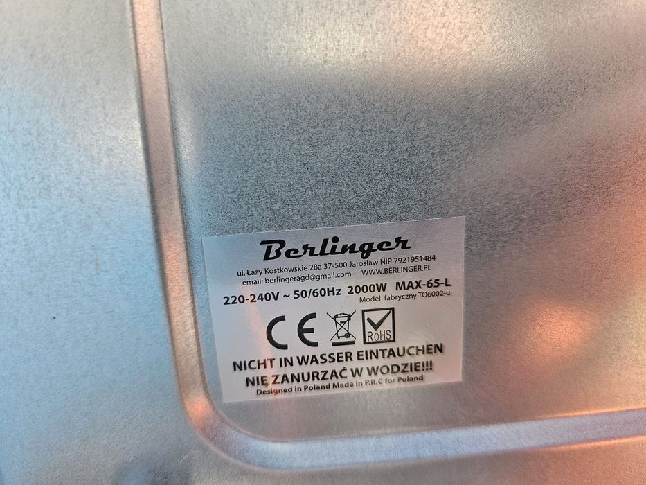 Mini piekarnik 65L