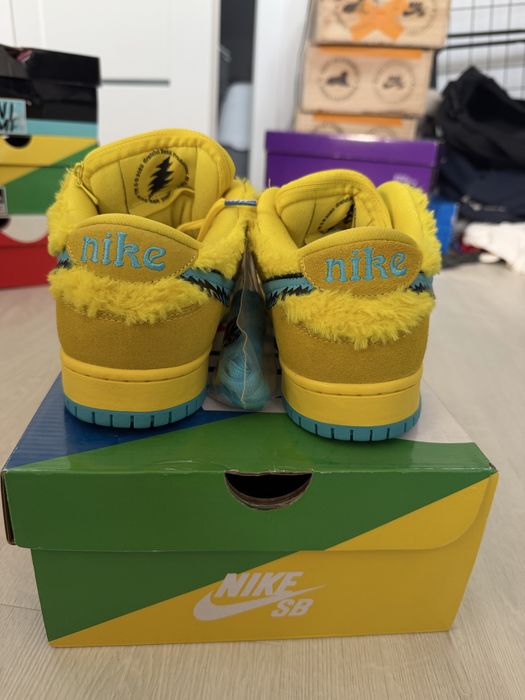 Nike SB Dunk Low Grateful Dead Bears Opti Yellow CJ5378-700 44,5/10,5US