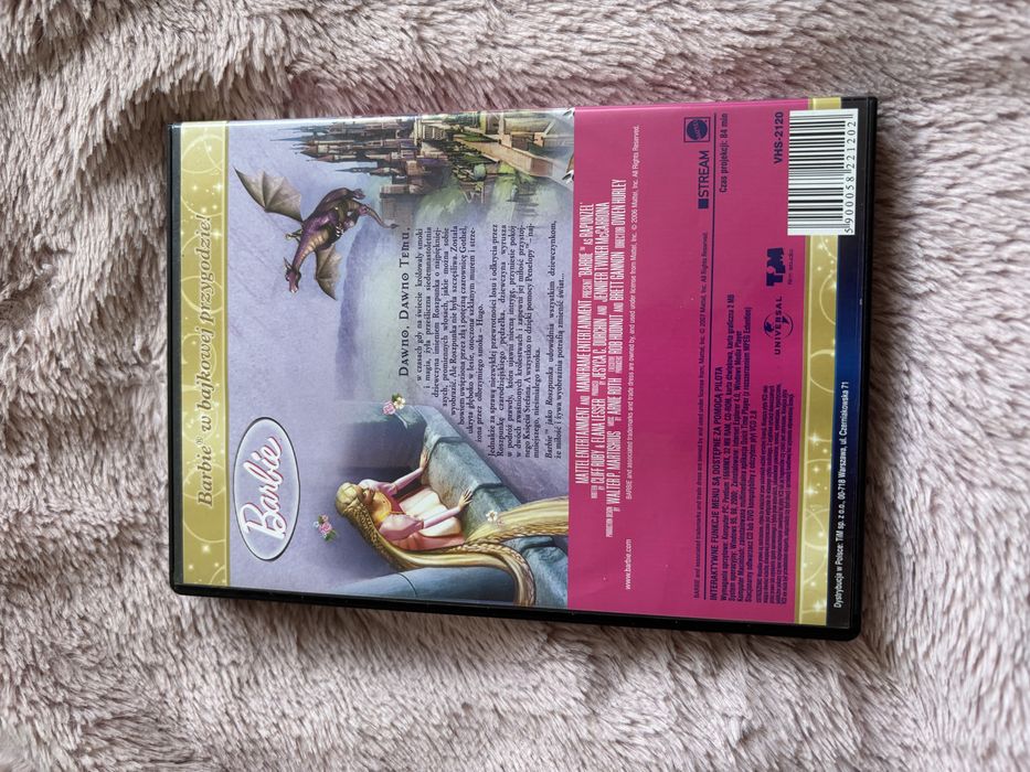 Plyta vcd Barbie Roszpunka