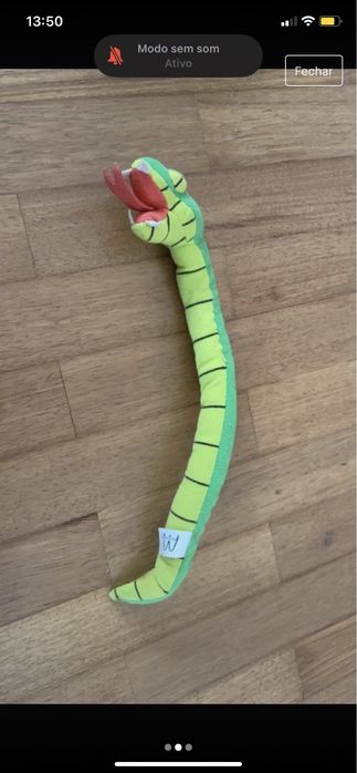 Peluche cobra (Tarzan, Disney) do Happymeal do McDonald’s
