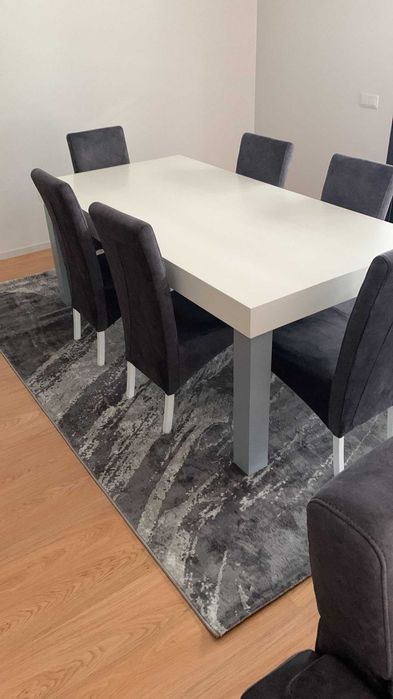 Pack Sala de Jantar - Mesa + 6 cadeiras