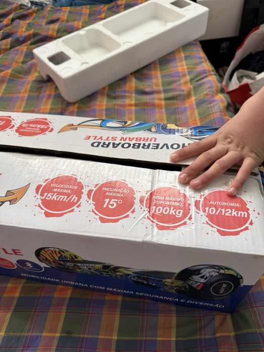 hoverboard como novo