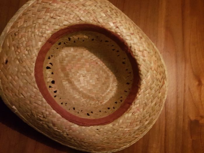 Chapeu palha novo LOTE 25
